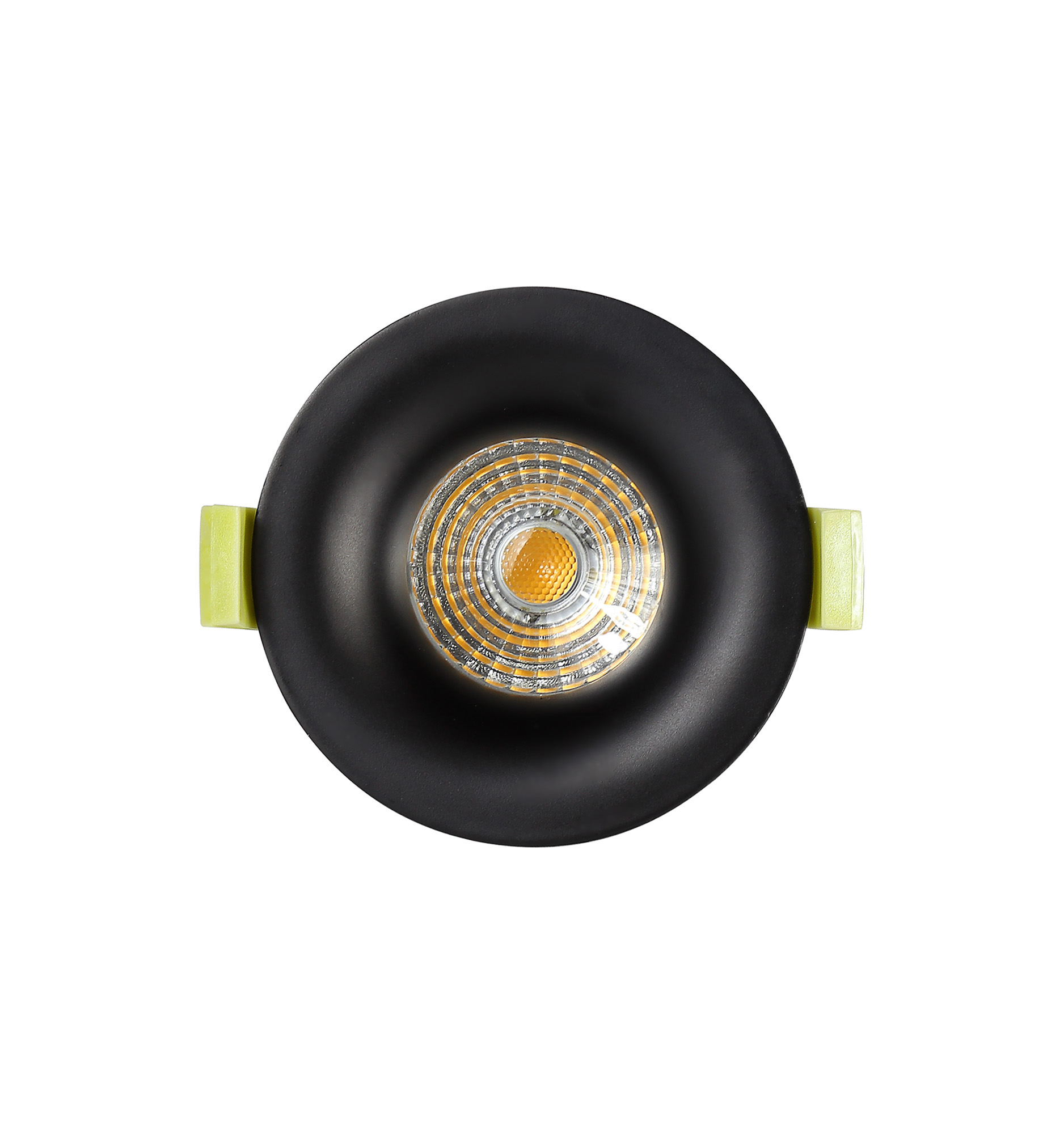 Bruve GU10 Recessed Round Matt Black IP65 Downlighter, Cut-Out 68mm DX200401  Dlux Bruve IP65